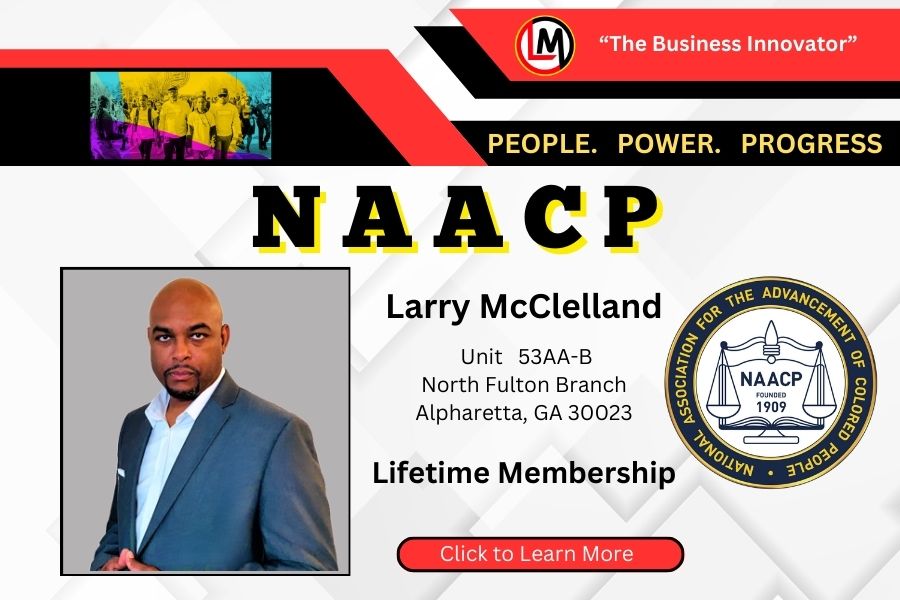 Lifetime Member of The National Association for the Advancement of Colored People (NAACP).