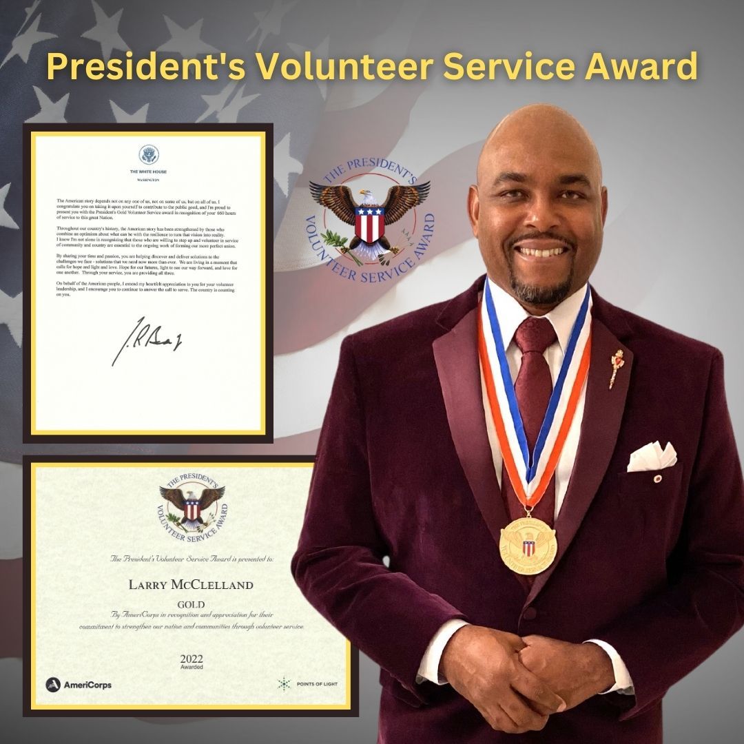 Recipient of the President's Volunteer Service Award - Gold